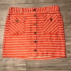 2/$18 Lined Button Miniskirt Tommy Hilfiger EUC